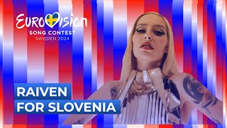 Raiven for Slovenia 🇸🇮  Eurovision 2024 [upl. by Nagem]