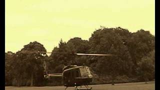 Huey 509 lifts off from Lytham Hall Lancashire [upl. by Nos]