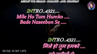 Medley Karaoke For FEMALE With Scrolling Lyrics Eng amp हिंदी [upl. by Hakvir]