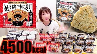 【大食い】ローソンの悪魔のおにぎりに四川風担々麺味も登場！！25品4500kcal【木下ゆうか】 [upl. by Nalaf872]