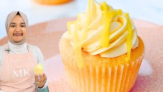 Ive never had a LEMON CUPCAKE as fluffy moist and ZESTY as this one Easy recipe [upl. by Ashil]