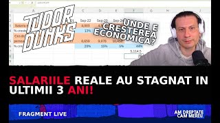 Soc Salariile REALE ale romanilor au stagnat in ultimii 3 ani Unde e cresterea economica [upl. by Genesa559]