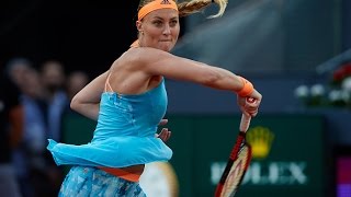 2017 Mutua Madrid Open Semifinals  Kristina Mladenovic vs Svetlana Kuznetsova  WTA Highlights [upl. by Beaner50]