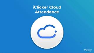 Running Attendance with iClicker Cloud [upl. by Noby]