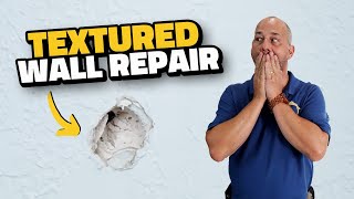 How to Repair a Textured Wall in 3 Different Ways [upl. by Eletnahs]