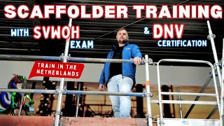 Scaffolder Training in the Netherlands  Course with SVWOH and DNV certification  Bonapi Training [upl. by Eceertal]