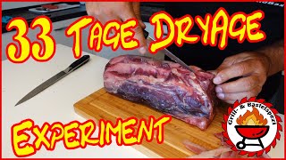 33 Tage DryAge Experiment selber dry agen Top oder Flop [upl. by Yrrab514]