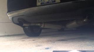 2012 dodge avenger custom flowmaster exhaust [upl. by Akinot]