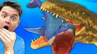 Sunt DINOZAUR PROGNATHODON si Mananc RECHIN MEGALODON [upl. by Issak235]