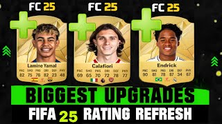 FC 25 biggest overall ratings upgrades [upl. by Stacie]