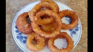 How to make Onion Rings  99 CENTS ONLY store meal deal RECIPE [upl. by Audi533]