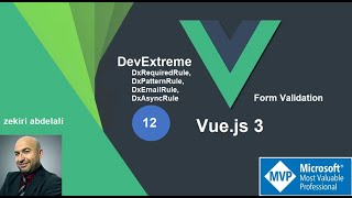 vuejs 3 12 DevExtreme DxForm Validation [upl. by Nevs]