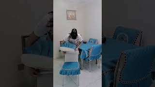 Part 49 set chair cushion tablecloth dining table and chair cover chair cover installation method [upl. by Nolad]