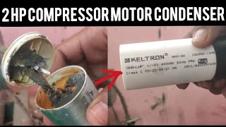 2HP compressor motor condenser changing Tamilcompressor motor capacitor changing TamilDMSzone [upl. by Mickey]