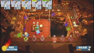 Overcooked 2 All You Can Eat Level 53 Two Players Three Stars [upl. by Malachi]