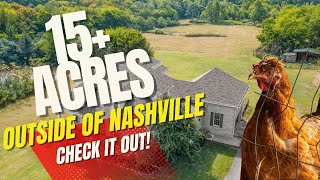 Rural Retreat 15Acres of Pasture amp Wooded Bliss Just Minutes from Downtown Nashville [upl. by Marchal]