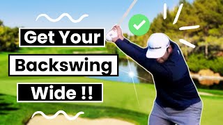 Create Width In The Backswing Like The Pros [upl. by Bebe]