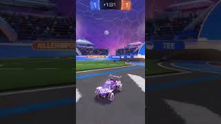 Hitting the OT goal even when three red signs are on rocketleague rl [upl. by Leahsim]