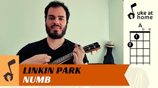 Linkin Park  Numb  Ukulele tutorial [upl. by Aizek581]