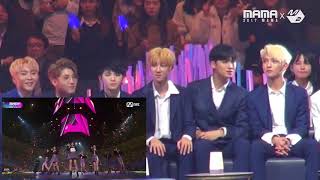 2017MAMA  SEVENTEEN REACTION TO TWICES LIKEY [upl. by Dagnah286]