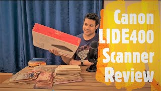 Canon LIDE400 Scanner Review  a must for preserving old photos [upl. by Colner]