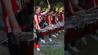 Bluecoats quads closer beats dci2024 drumline drumcorps [upl. by Bork]