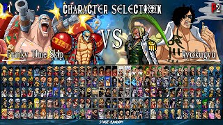 🎮 One Piece Mugen V12 🎮【Gameplay  Link 】 [upl. by Yasdnil]