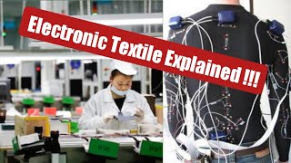 What is E Textile How It Does Works  Electronic Textile Explained [upl. by Einahpetse]