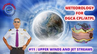 UPPER WINDS AND JET STREAMS METEOROLOGY FOR DGCA CPLATPL EXAM GROUND STUDIES FOR PILOTS [upl. by Domineca]