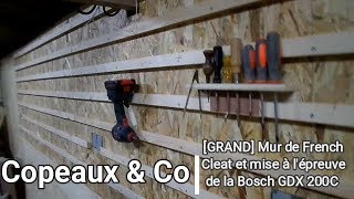 Fabriquer un grand mur de french cleat  Le TUTO [upl. by Wilkinson29]