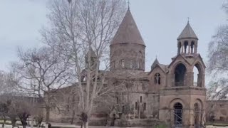 Էջմիածին  Ejmiatsin  Etchmiadzin February 2024 [upl. by Aroc]