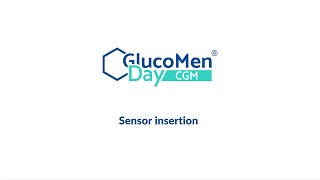 GlucoMen Day CGM 👍  Tutorial  04 Sensor insertion [upl. by Veradia]