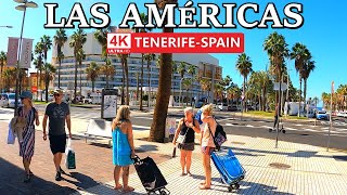 TENERIFE  PLAYA DE LAS AMÉRICAS  End of the year and it Feels like Summer 😎 4K Walk ● Dec 2023 [upl. by Delilah]