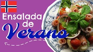 Receta de Ensalada de Papas  Comida de Verano  Mexicana en Noruega ♥ Vlog 134 Pame Koselig [upl. by Ocimad910]