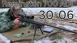 Remington 700 ADL Accuracy Testing 3006 Factory Ammo from Hornady Nosler Barnes Sierra Federal [upl. by Mayes]