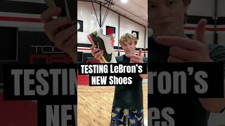 Testing LeBron’s NEW Shoes 👀🏀 [upl. by Glynda]