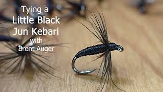 Little Black Jun Kebari  Tenkara Fly Tying [upl. by Leighland]