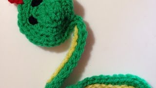 How To Crochet An Easy And Friendly Cobra Snake  DIY Crafts Tutorial  Guidecentral [upl. by Benilda]