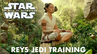 Star Wars The Rise of Skywalker Reys Jedi Training Full Scene [upl. by Drucill]