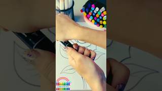 Drawing a flower 2024trending viralshortsviralvideo drawing [upl. by Yorle22]