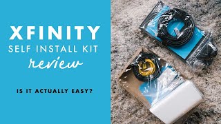 Xfinity Self Install Kit Review for Gigabit Internet with the xFi Gateway and X1 TV Cable Box [upl. by Auberta]