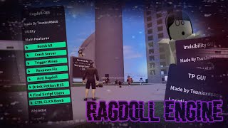 Ragdoll Engine Script  Script Showcase  Roblox Exploits [upl. by Ailb]