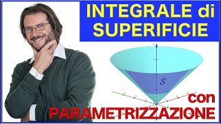 Integrale di superficie con parametrizzazione esercizio svolto [upl. by Jarid]