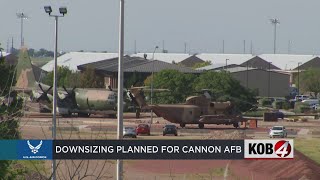 Cannon Air Force Base to lose personnel in Special Ops base shift [upl. by Arvo]