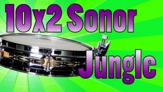 10x2 Sonor Jungle Snare Drum  Snare Pimp Project Volume 34 [upl. by Oivat878]