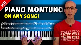 🎹 How To Play Piano Montuno On Any Song A Step By Step Guide jazzpiano latinmusic montuno [upl. by Llemart]