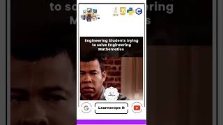 Engineering student trying to solve Engineering Mathematics 😱coding programming shorts trending [upl. by Drud]