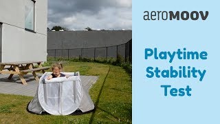 Instant Travel Cot  Playtime Stability Test [upl. by Bikales]