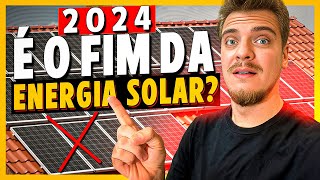 É O FIM DA ENERGIA SOLAR EM 2024 [upl. by Johan308]