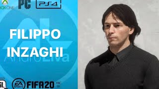 FIFA 20  Face FILIPPO INZAGHI Tutorial [upl. by Stubbs649]